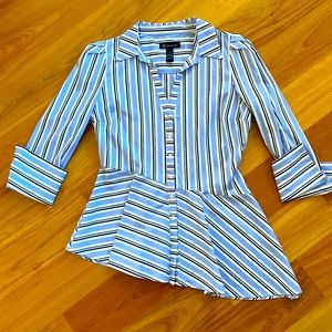 Like New INC Medium Asymmetrical Blouse